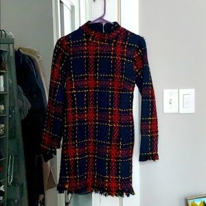 NWOT Shein Plaid winter dress